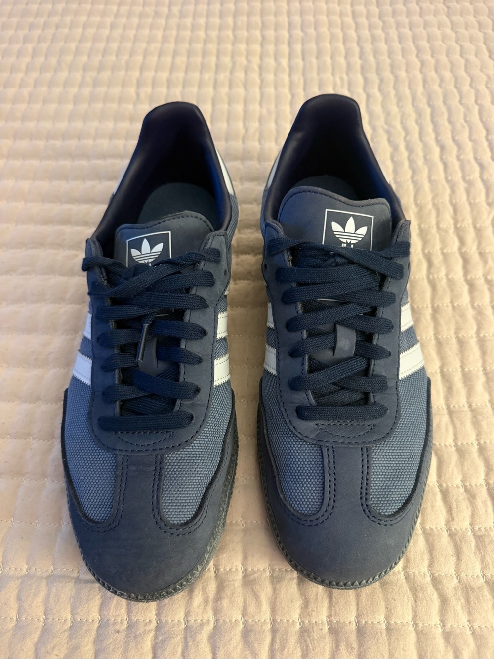 adidas sambas Navy and lt blue Low-Top Retro Sneakers
